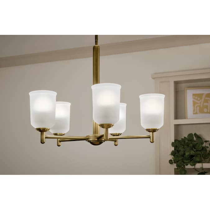 Kichler Shailene 5-Light Gold Traditional Led, Dry rated Chandelier