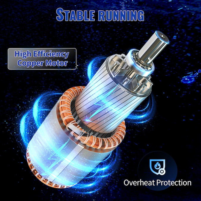 VEVOR 1/2-HP 115-Volt 28-GPM Stainless Steel Submersible Well Pump - Image 13