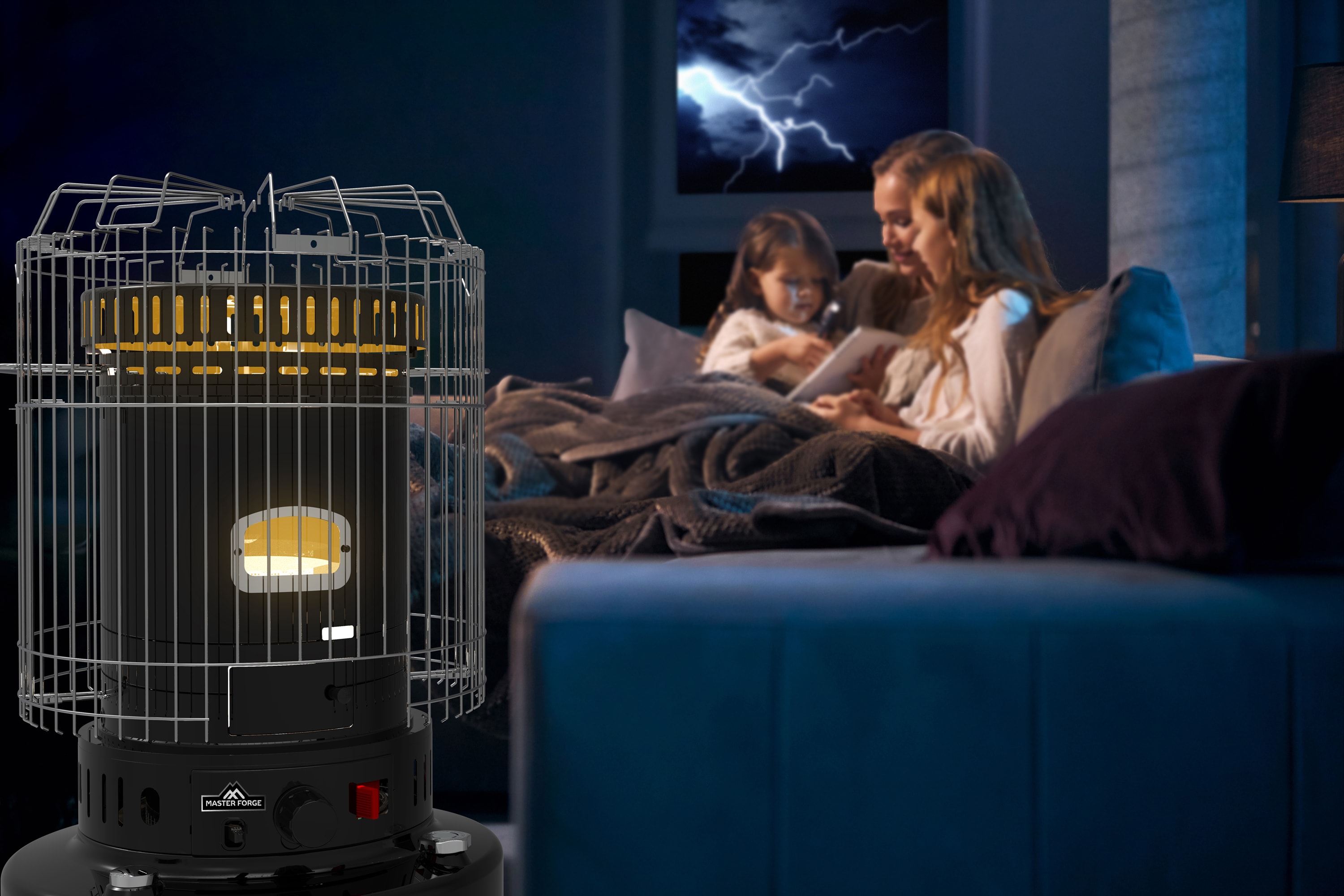 23800-BTU Convection Indoor/Outdoor Kerosene Heater - Image 5