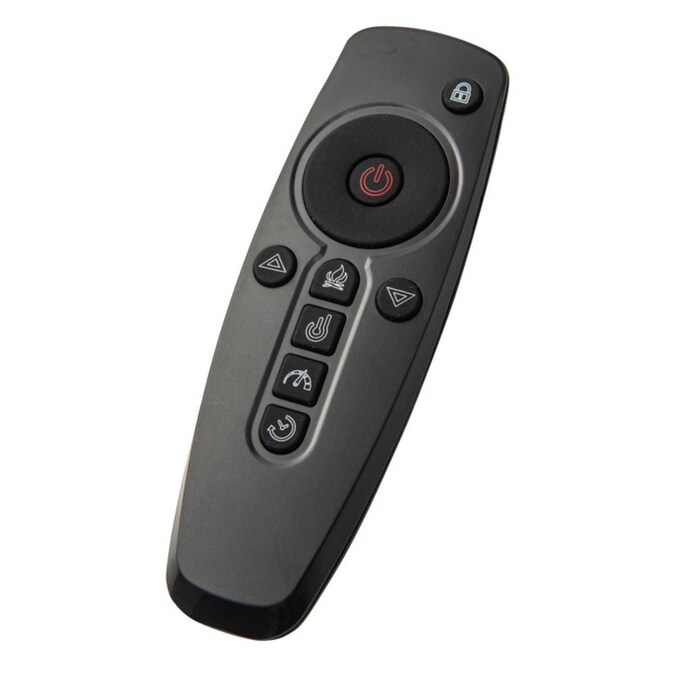 BABOOM 26-in W Black Infrared Quartz Corner or Flat Wall Electric Fireplace with Remote Control Included - Image 6