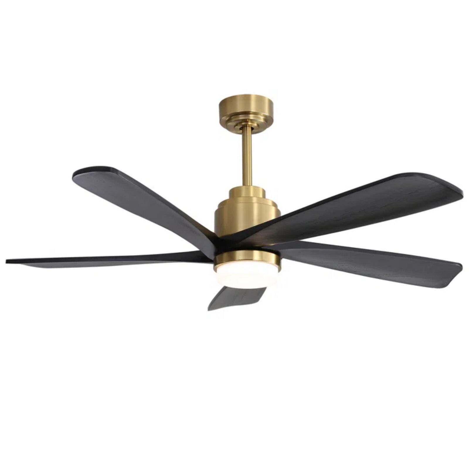 52K085SMTY 52-in Color-Changing Outdoor Smart Gold with Black Blades Ceiling Fan With Light and Remote ( 5 -Blade ) - Image 9