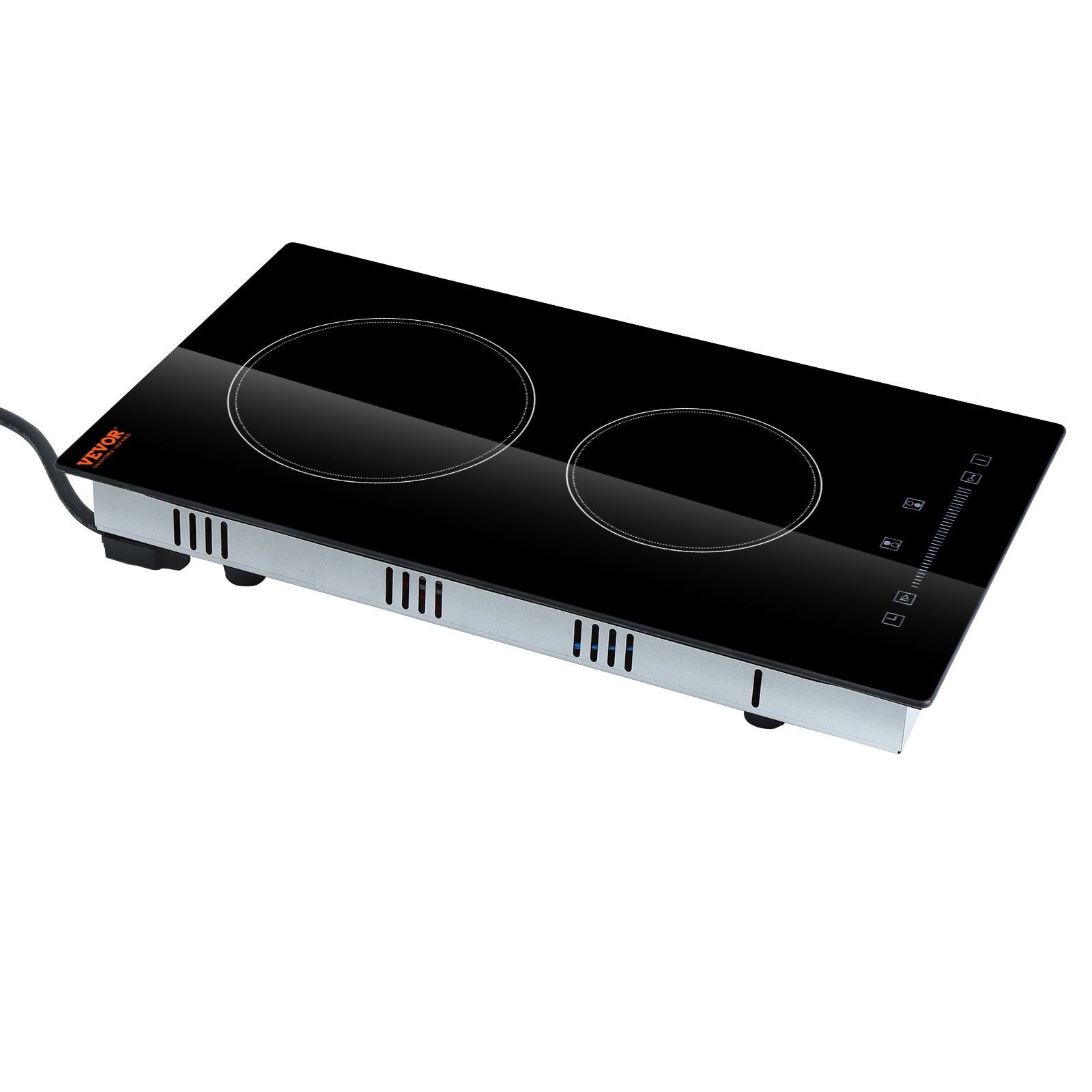 Built-in Ceramic Stove 1800W 20-in 2 burners Smooth Surface (Radiant) Black Electric Cooktop - Image 9