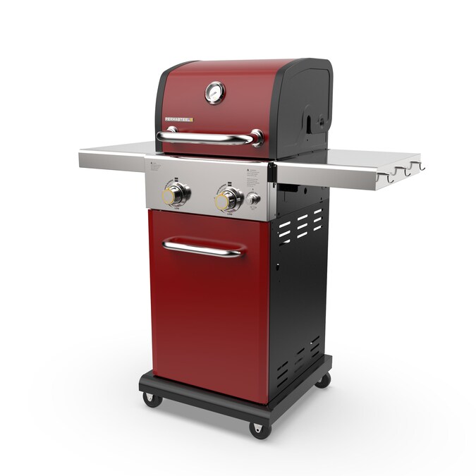 Permasteel Red 2-Burner Liquid Propane Gas Grill