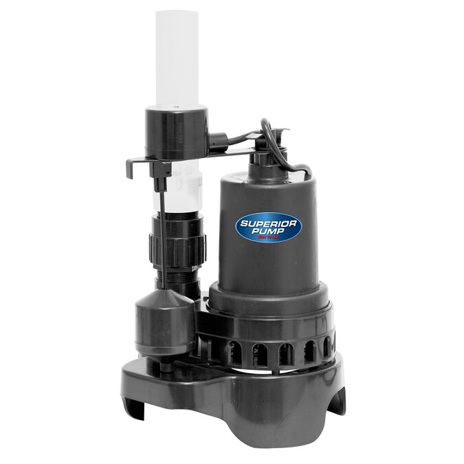 Superior Pump 1/3-HP 120-Volt 48-GPM Thermoplastic Submersible Sump Pump