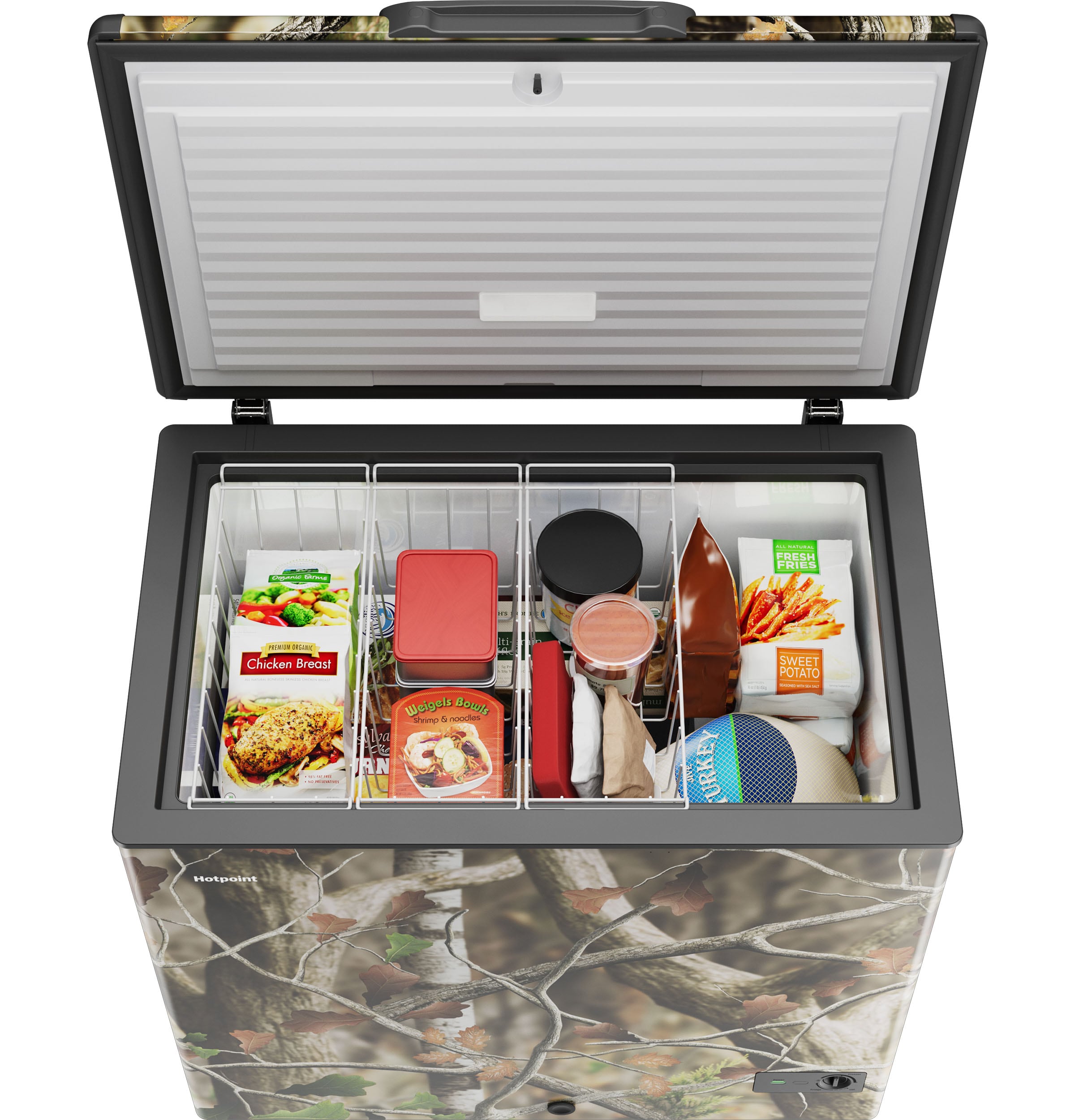 8.8-cu ft Chest Freezer Convertible to Refrigerator ( Camoflauge ) - Image 3