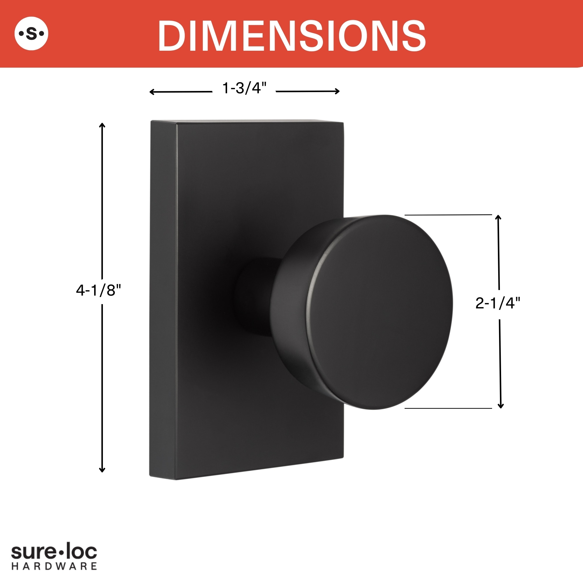 Satin Brass Interior Privacy door knob Single pack - Image 6