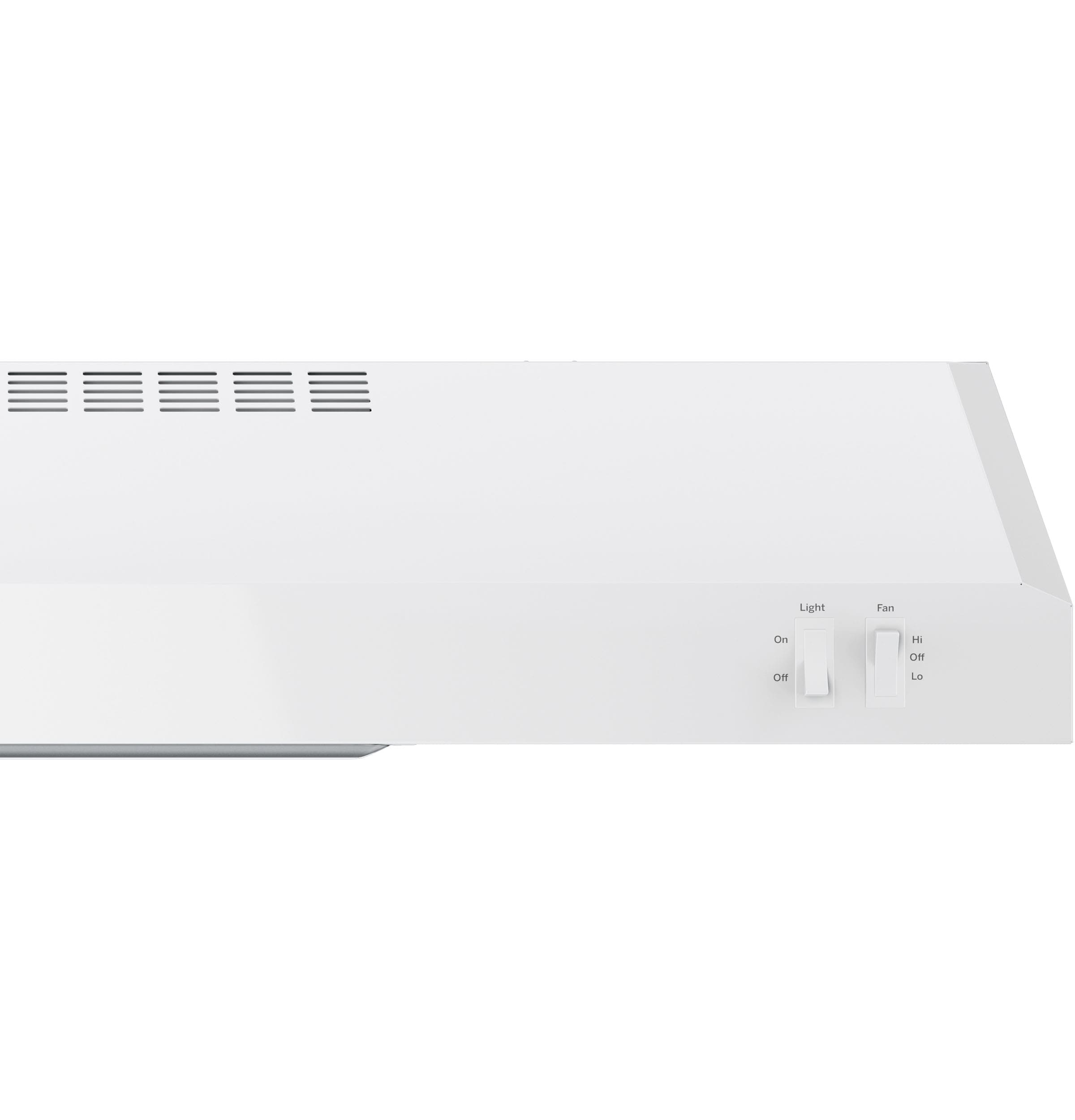 24 inch Ducted 200-CFM White Under Cabinet Range Hood - Image 7