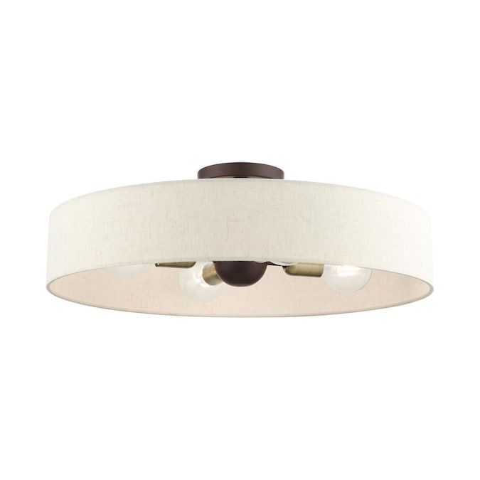 Livex Lighting Venlo 4-Light Matte Bronze Semi mount light