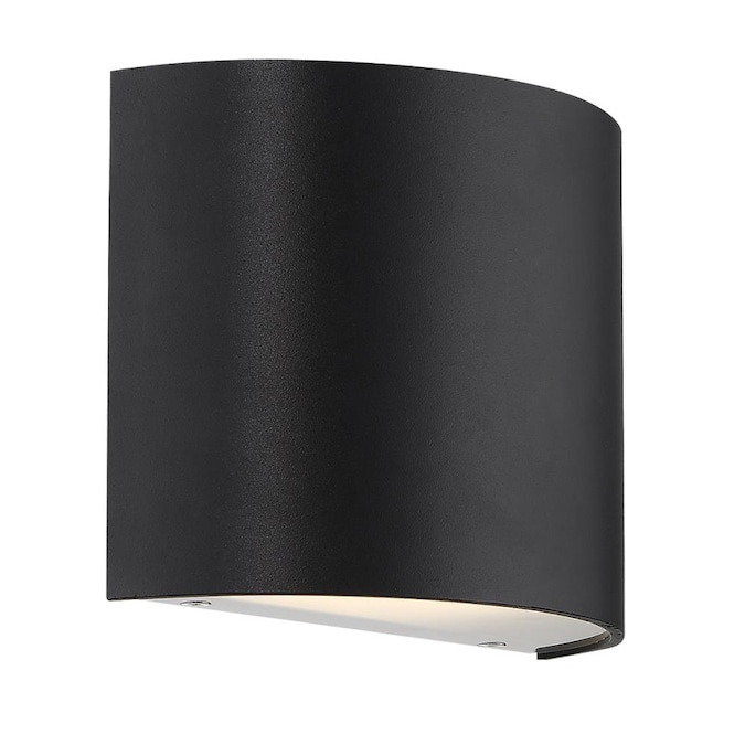 dweLED Pocket 7-in W 1-Light Multiple Finishes Black Wall Sconce
