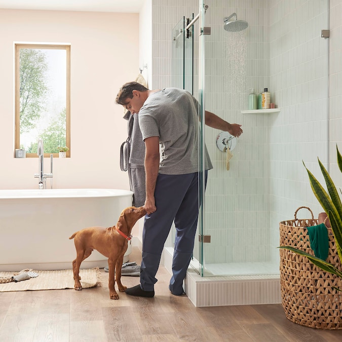 American Standard Studio s Polished Chrome 1-handle Single Function Round Shower Faucet - Image 7