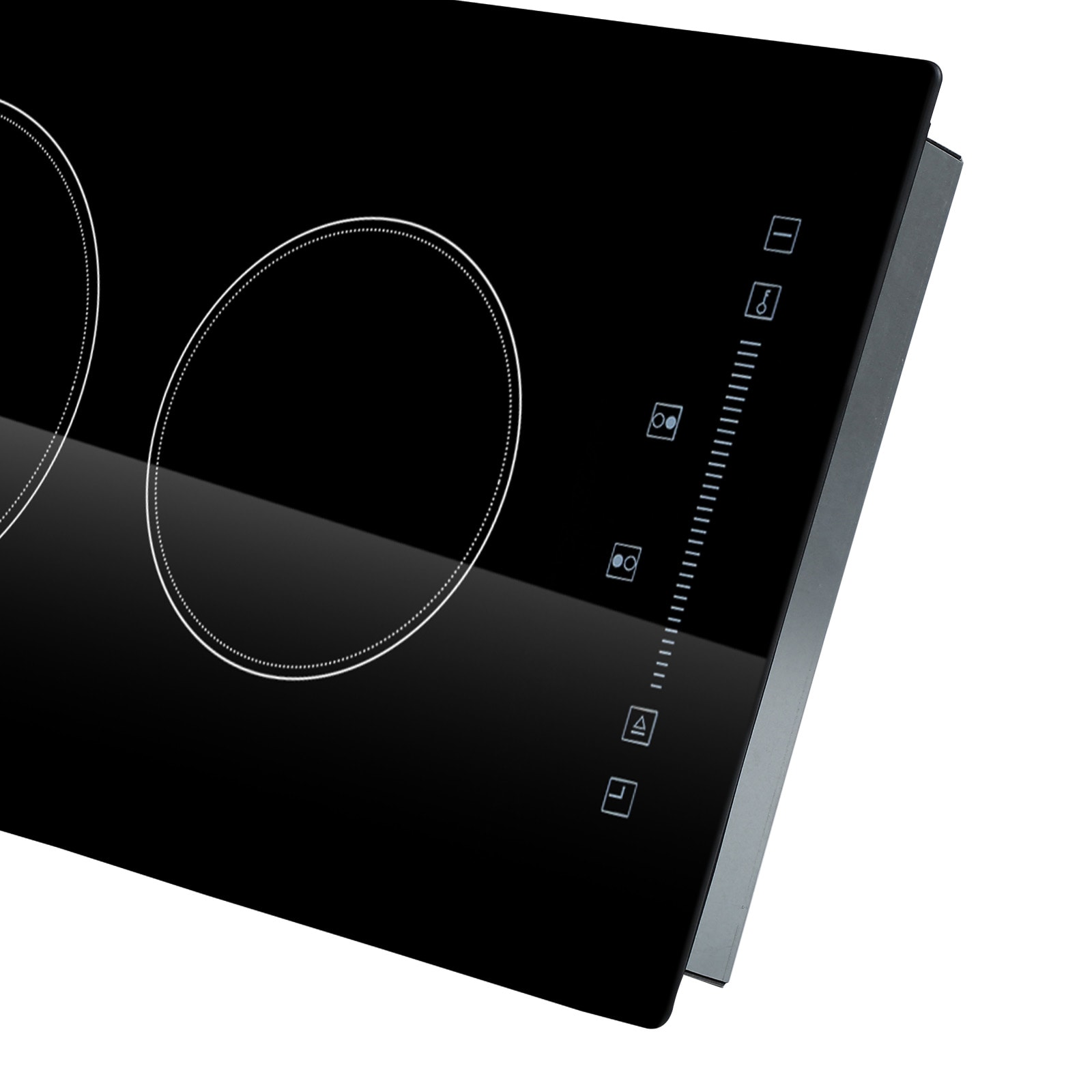 Built-in Ceramic Stove 1800W 20-in 2 burners Smooth Surface (Radiant) Black Electric Cooktop - Image 10