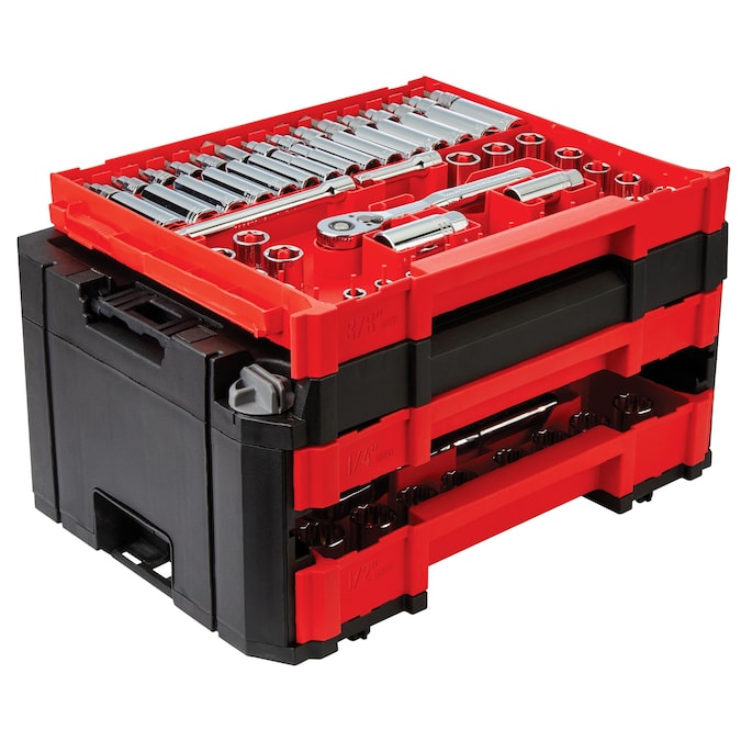 CRAFTSMAN 262-Piece Standard (SAE) and Metric Polished Chrome Mechanics Tool Set with Hard Case - Image 15