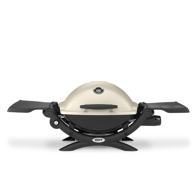 Weber Q 1200 189-Sq in Titanium Portable Liquid Propane Grill