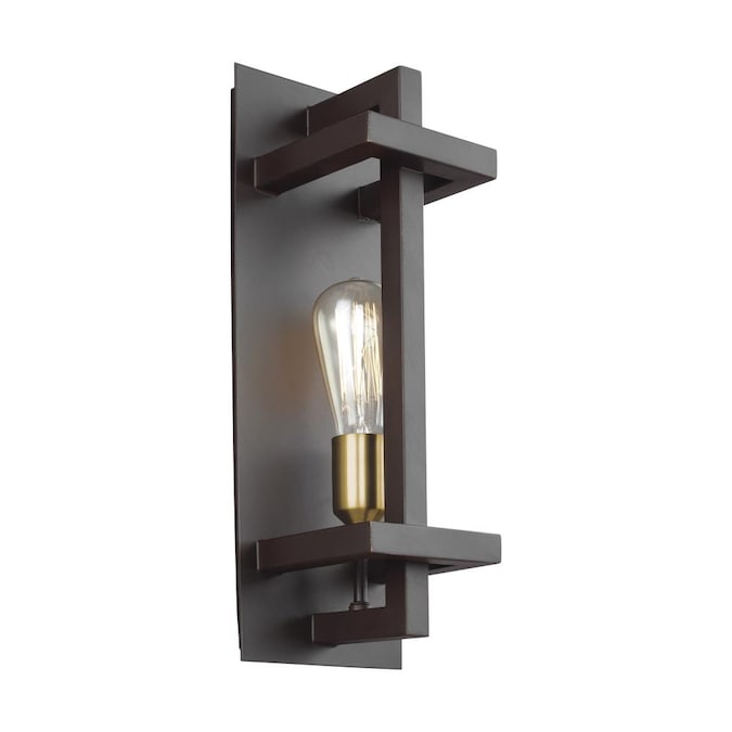 Generation Lighting Finnegan 6-in W 1-Light Bronze Transitional Wall Sconce