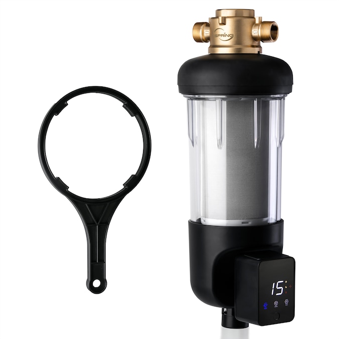 iSpring WSP500ARJ Single-stage 20-GPM Mechanical Filtration Well Water Whole House Water Filtration System