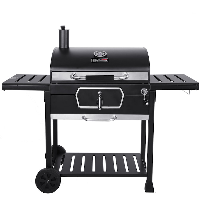 Royal Gourmet 28.35-in W Black Cart Charcoal Grill