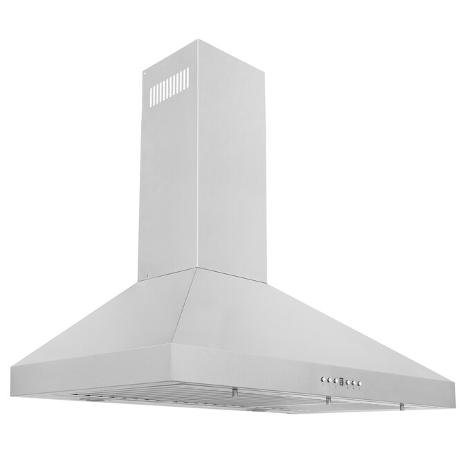 ZLINE KITCHEN & BATH 30-in 400-CFM Convertible Stainless Steel Wall-Mounted Range Hood
