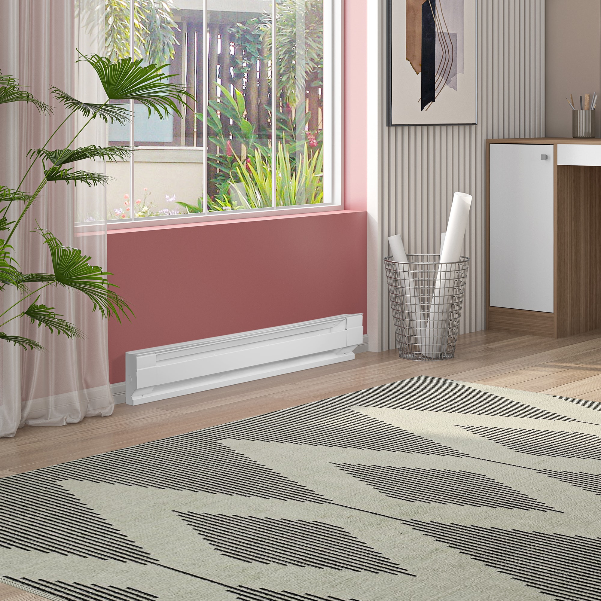 48-in 240-Volt 1000 -Watt Standard Electric Baseboard Heater - Image 4