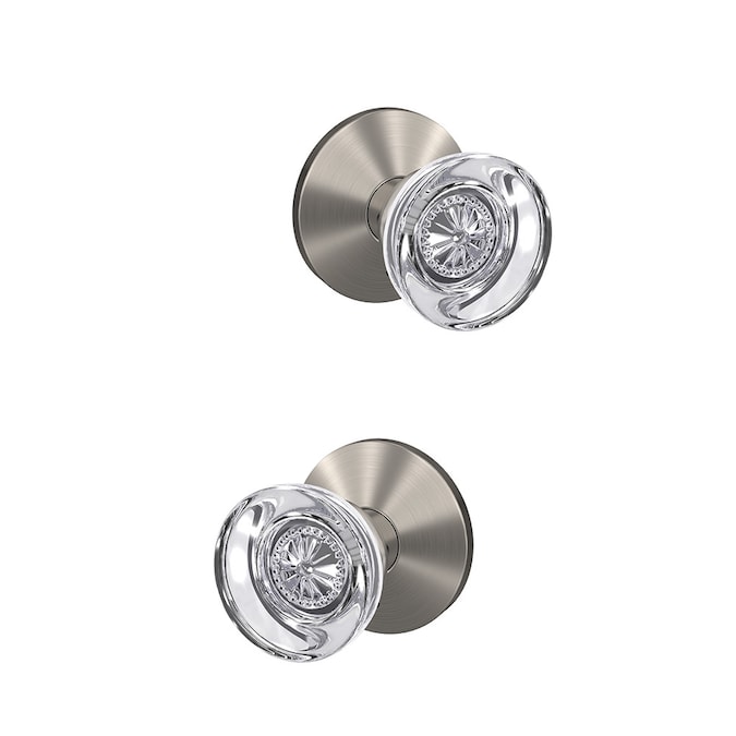Schlage Custom Hobson- Kinsler Satin Nickel Interior Bed/Bath Hall/Closet Combined Door Knob