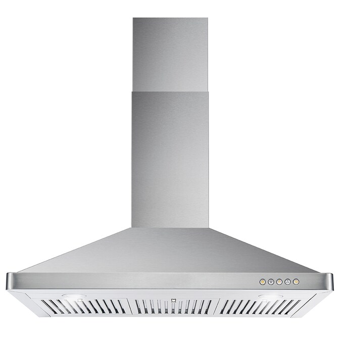 Cosmo 36-in 380-CFM Ducted Stainless Steel Wall-Mounted Range Hood