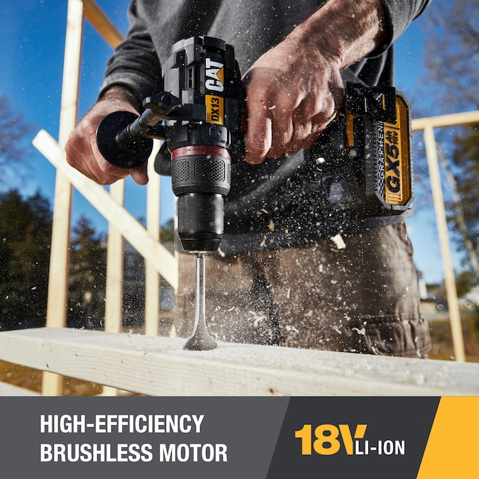 Cat 1/2-in 18-volt Variable Brushless Cordless Hammer Drill (1-Battery Included) - Image 5