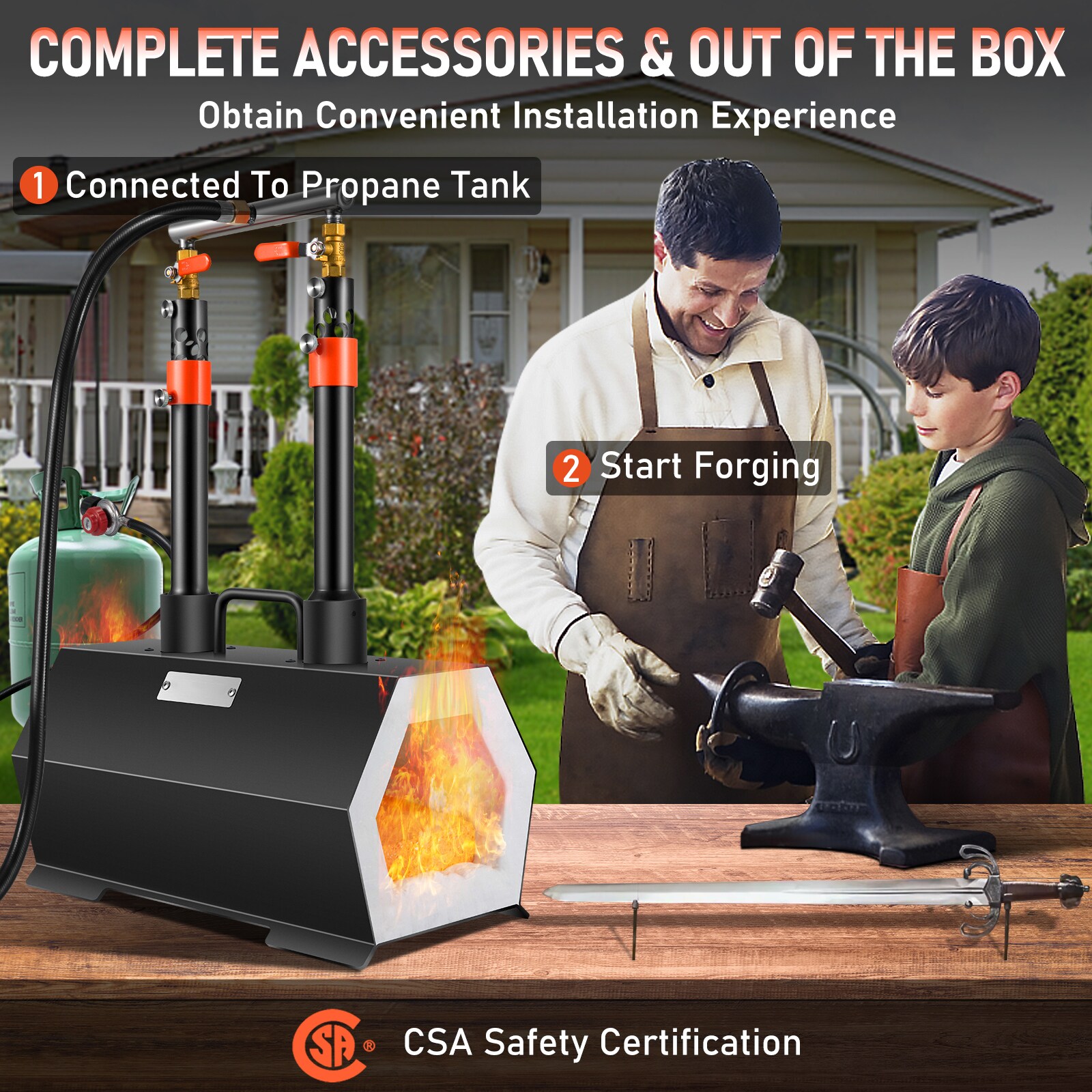 Propane Upflow/Horizontal 1 -Stage Forced Air Furnace - Image 5