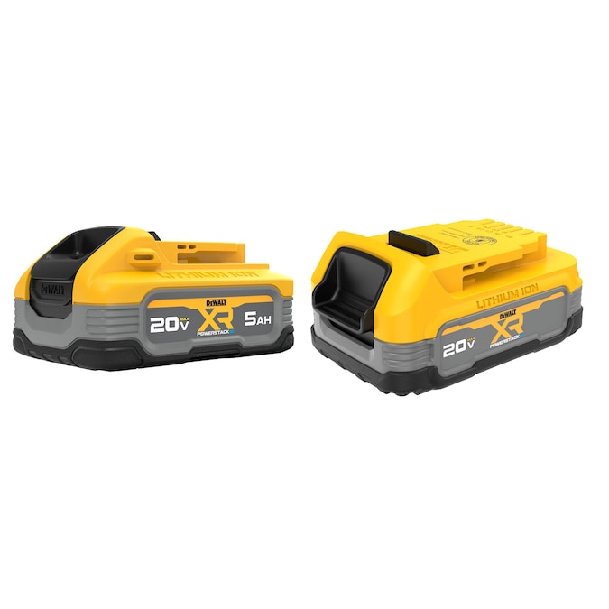 DEWALT XR POWERSTACK 20-V 2-Pack Lithium-ion Battery (5 Ah and 1.7 Ah)