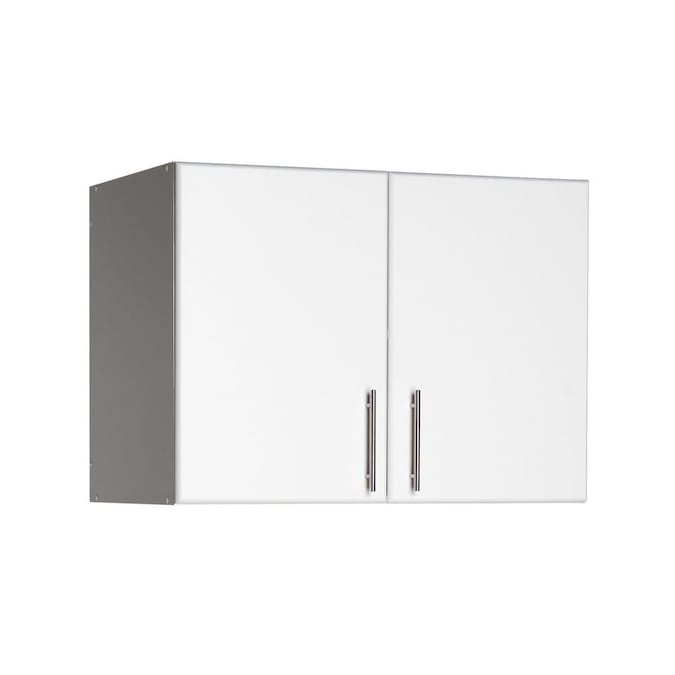Prepac Elite 32-in W x 24-in H Wood Composite White Wall-mount Utility Storage Cabinet