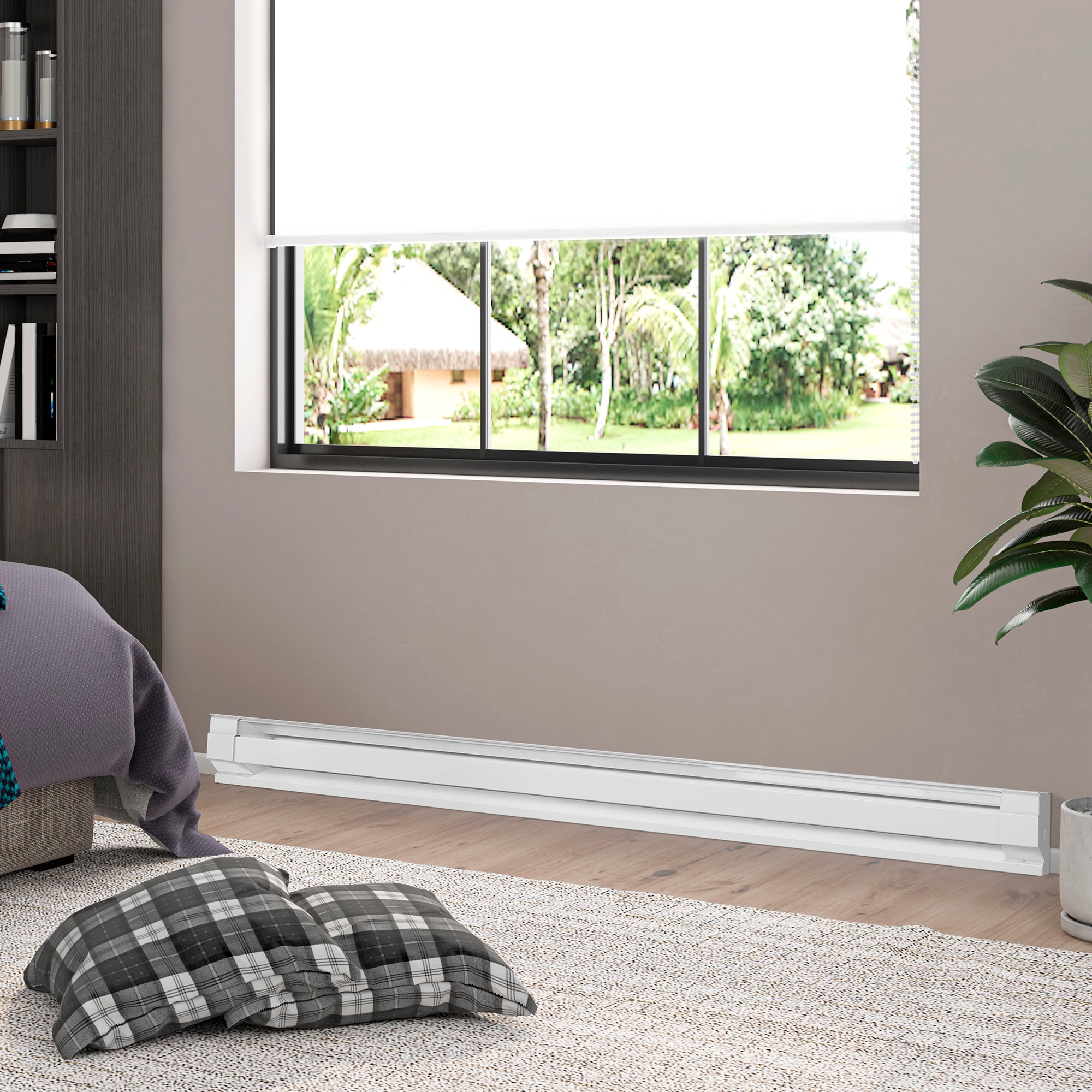 96-in 240-Volt 2500 -Watt Standard Electric Baseboard Heater - Image 6