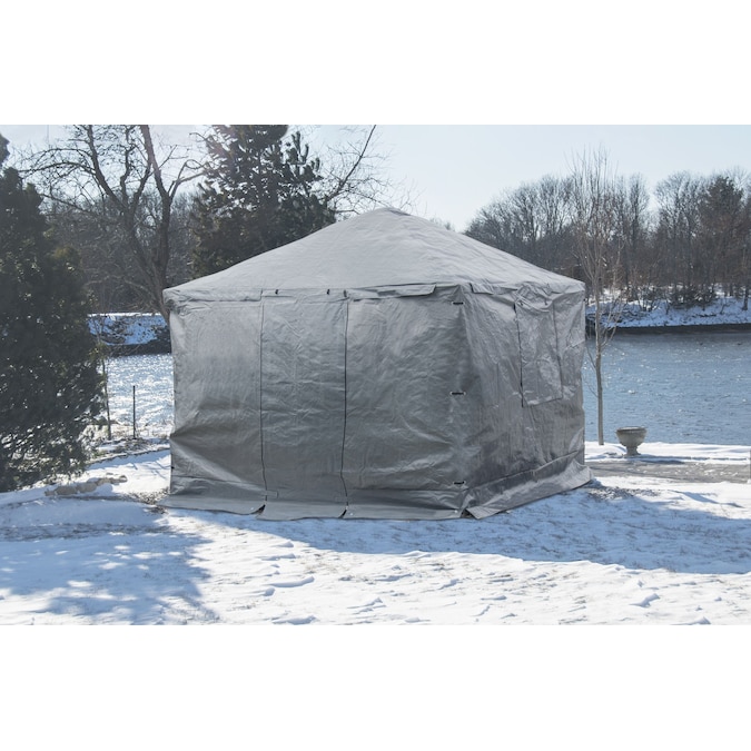 Sojag 239-in x 144.5-in Universal Grey Gazebo Winter Cover