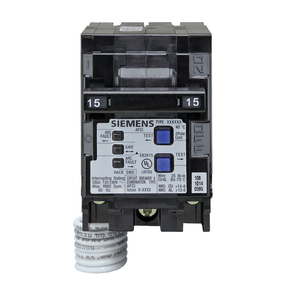 QAF 15-amp 2 -Pole Combination arc fault Circuit Breaker