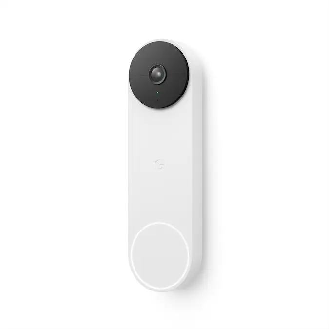 Google Nest Wi-Fi Video Doorbell Battery Operated - Snow