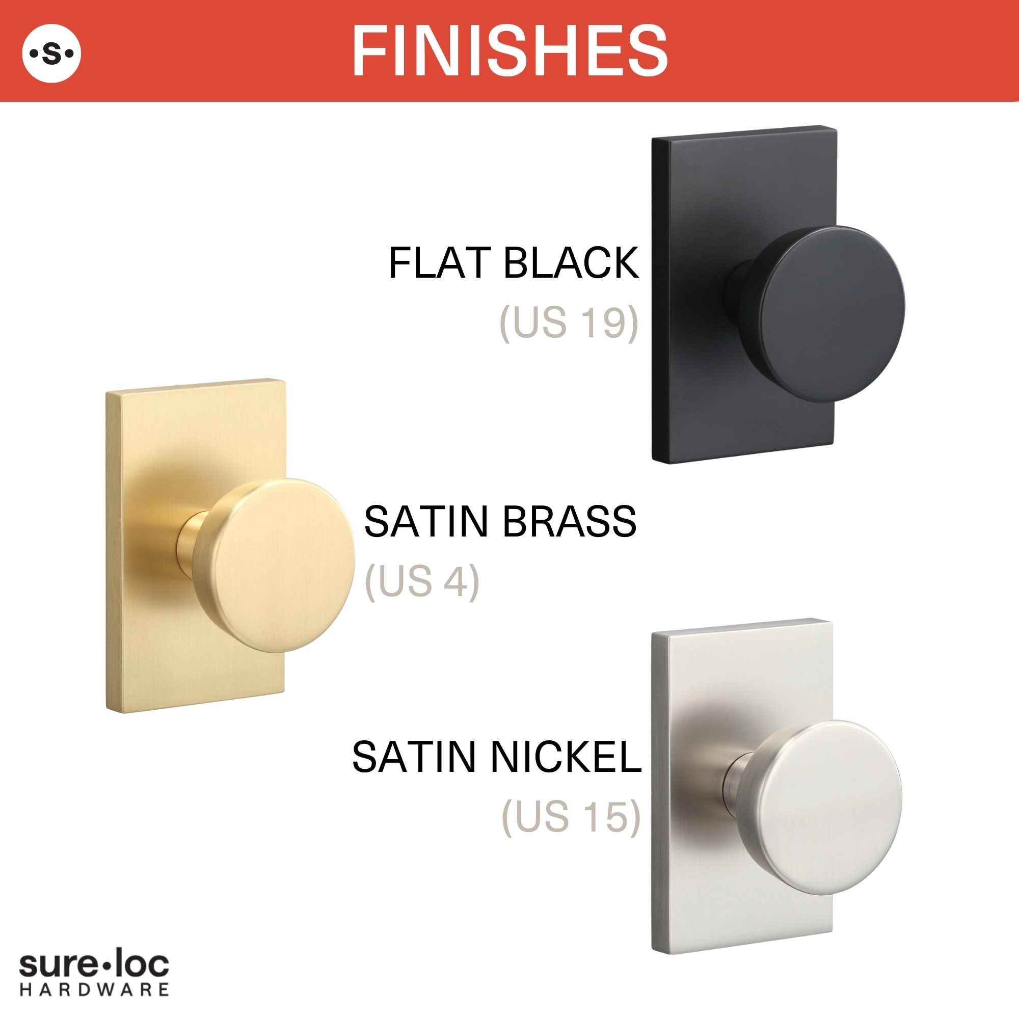 Satin Brass Interior Privacy door knob Single pack - Image 5