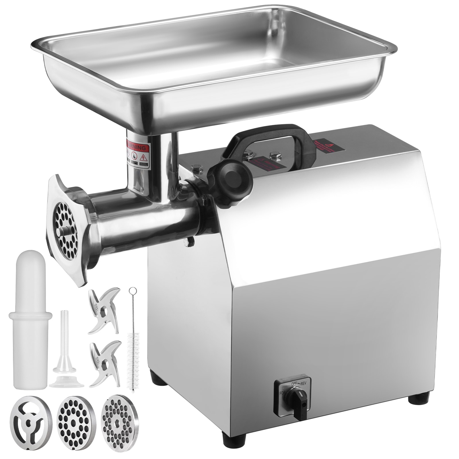 396 LBs/H 110V Meat Grinder Commercial/Residential Course Grind Stainless steel Electric Meat grinder 1100 -Watt