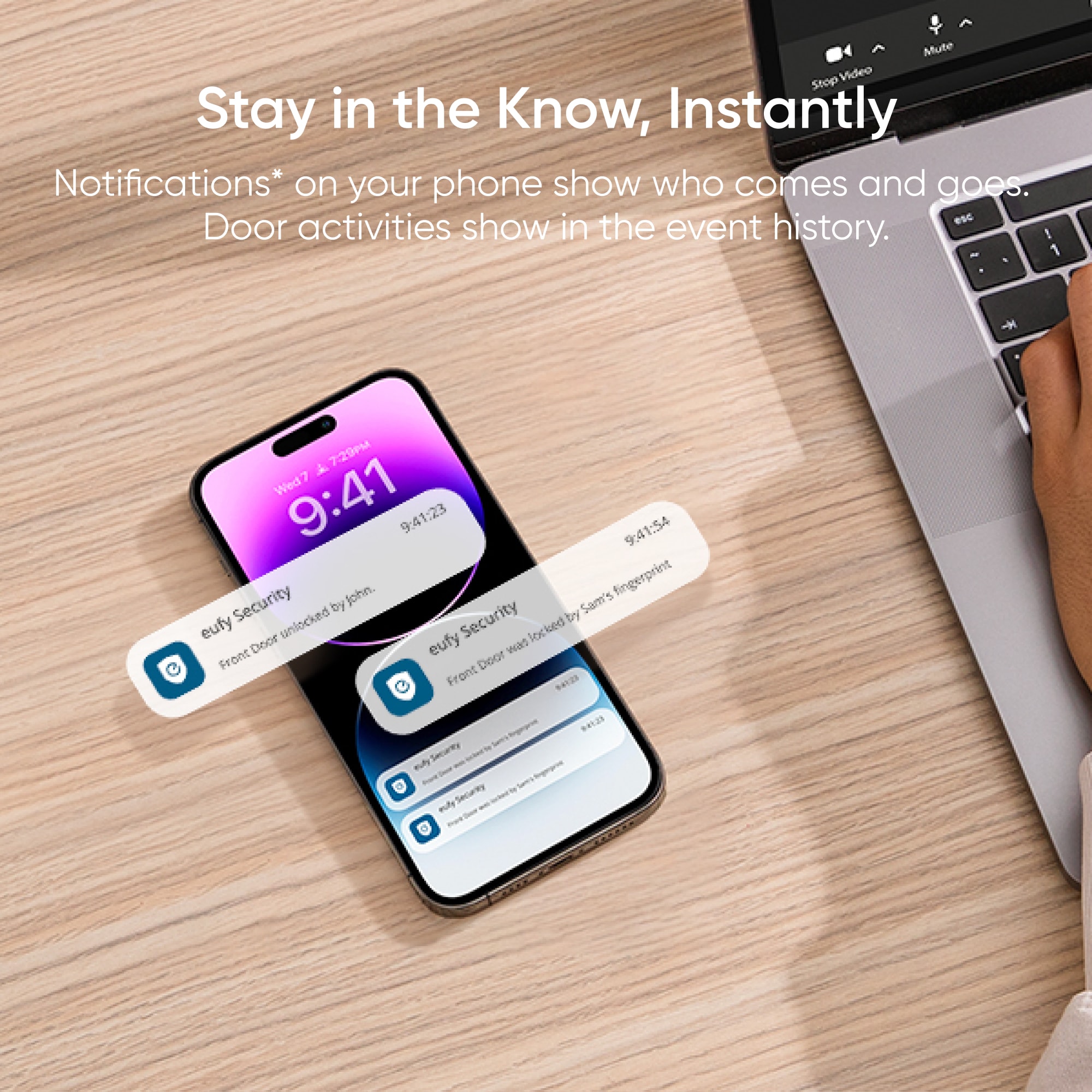 C210 Smart Lock Black Smart Lock Electronic Deadbolt with Wifi Keypad - Image 7