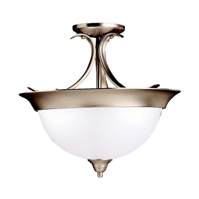 Kichler Dover 3-Light Brushed Nickel Semi mount light