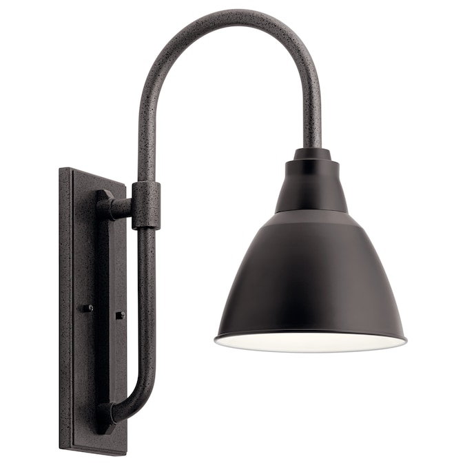 Kichler Pellinord 1-Light 19-in H Black Outdoor Wall Light