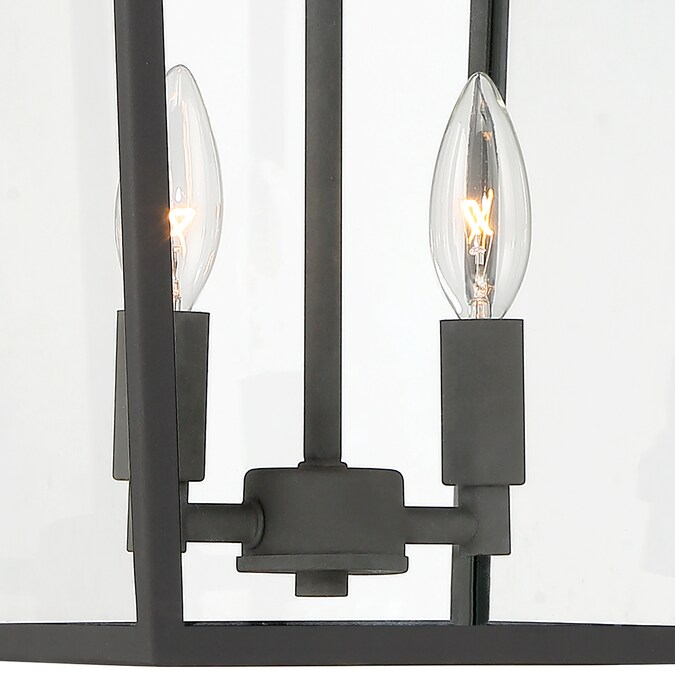 ACROMA Muscatine 2-Light Matte Black Modern/Contemporary Rectangle Led, Mini Hanging Pendant Light - Image 8
