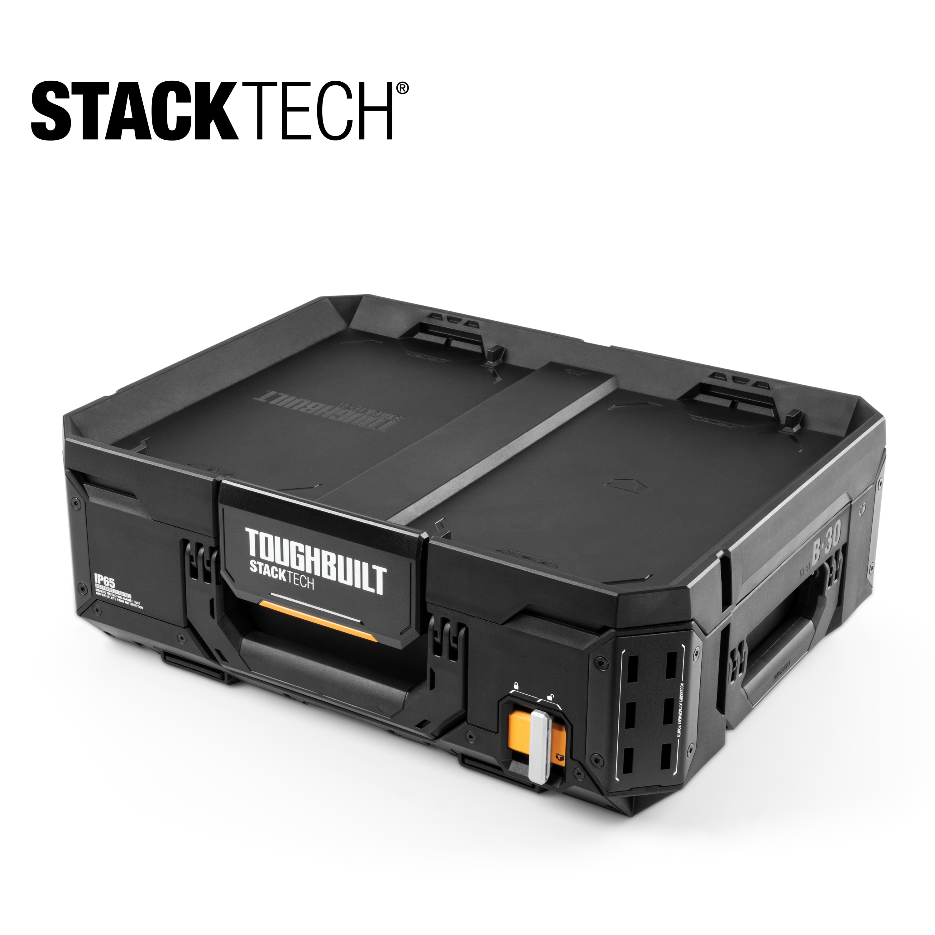 STACKTECH 21-in W x 13.5-in H x 16-in D Plastic/Metal Tool Box