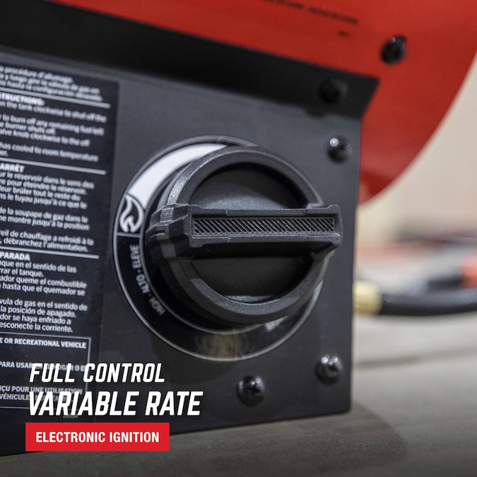 CRAFTSMAN Craftsman Forced Air Propane 60000-BTU Outdoor Portable Forced Air Propane Heater - Image 10