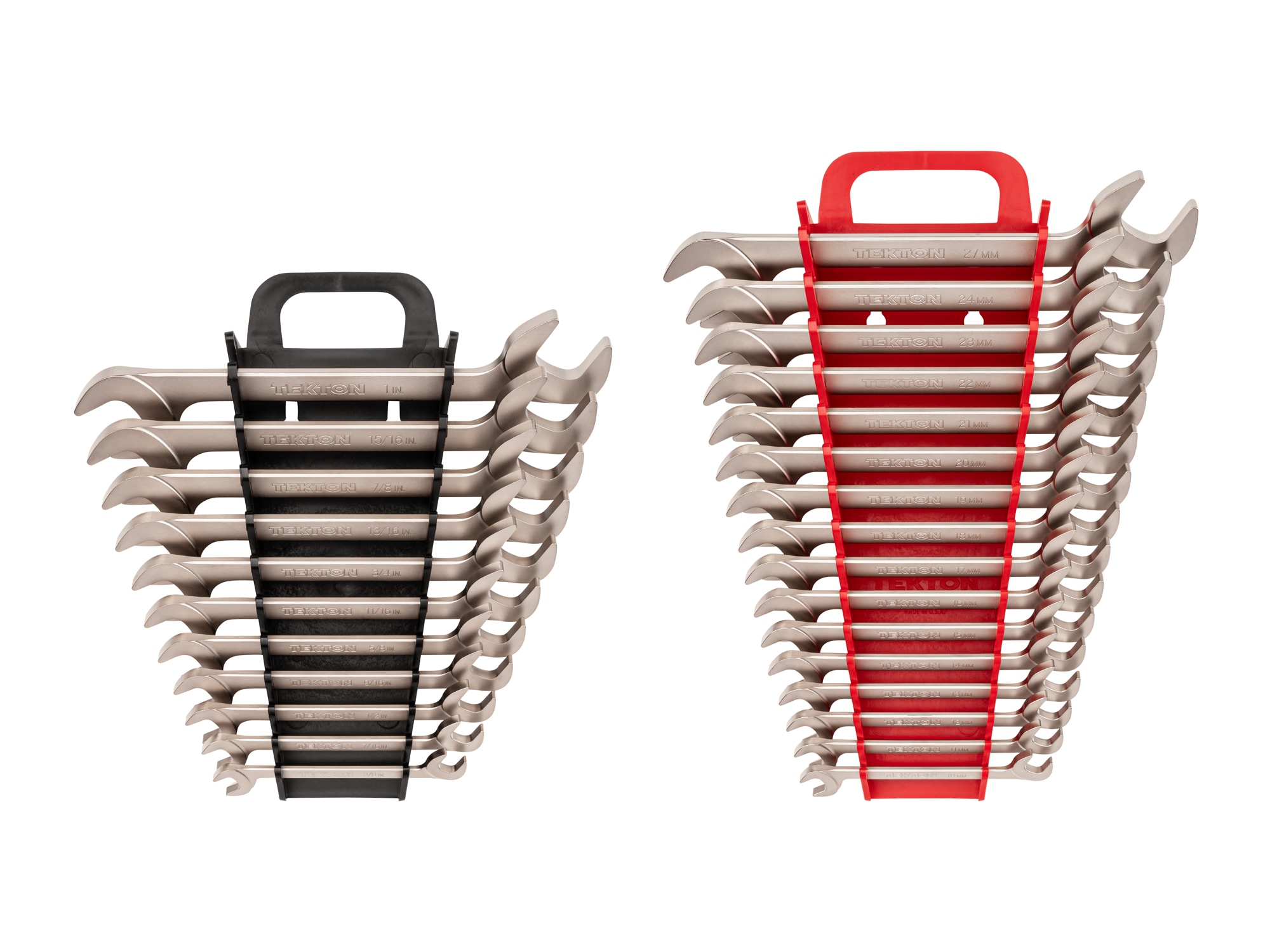 27 -Piece Set SAE and Metric Angle Open end Wrench Includes Hard Case