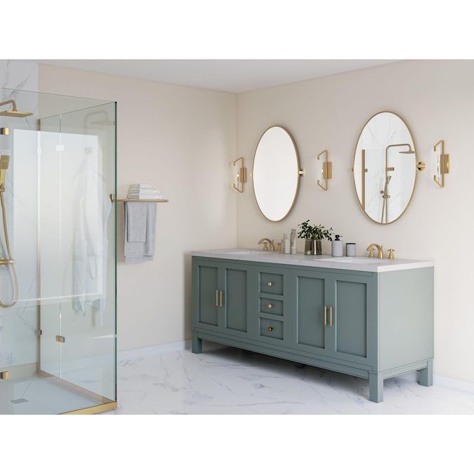 Progress Lighting Cahill 4.5-in 1-Light Brushed Bronze Modern/Contemporary Vanity Light - Image 5