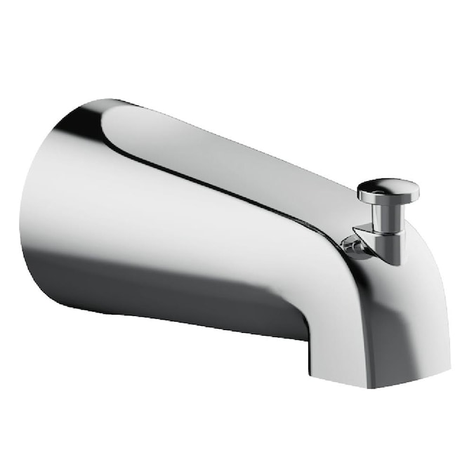 Design House Eastport II Polished Chrome 1-handle Multi-function Round Bathtub and Shower Faucet Valve Included - Image 12