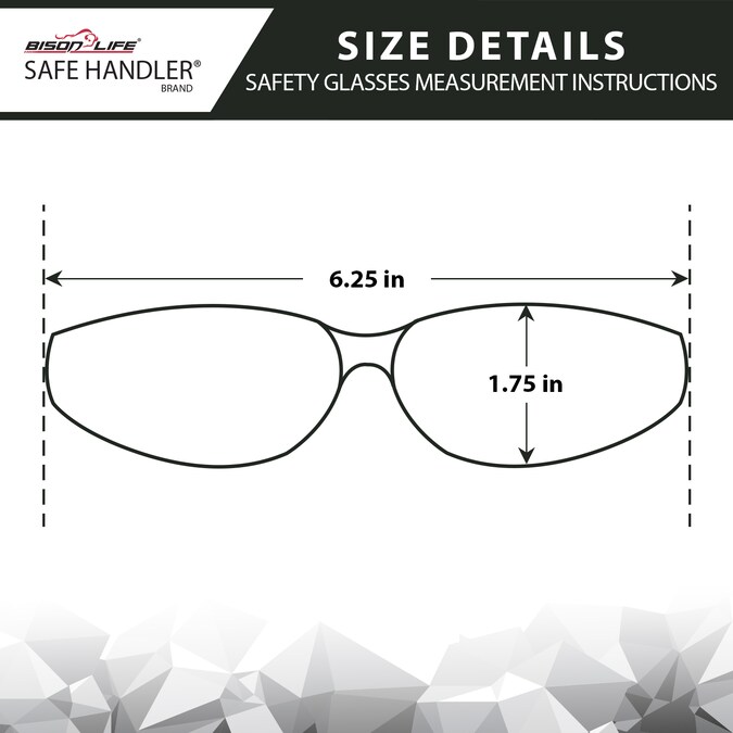 Safe Handler 144-Pack, Crystal Red Polycarbonate Safety Glasses - Image 2