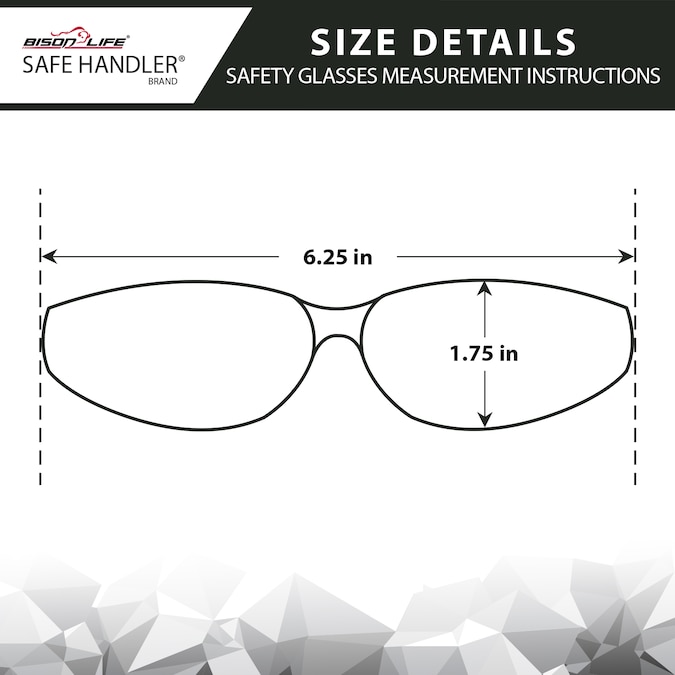 Safe Handler 144-Pack, Crystal Grey Polycarbonate Safety Glasses - Image 2