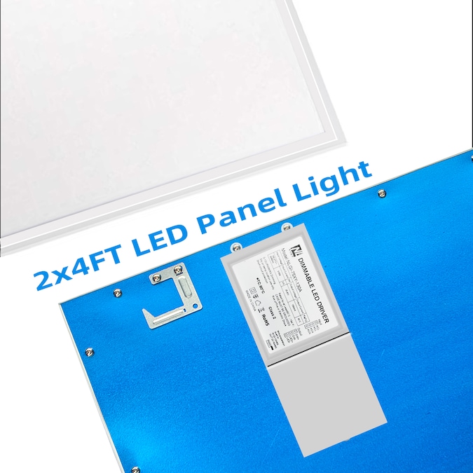 WYZM 4-Pack 4-ft x 2-ft Adjustable Daylight LED Panel Light - Image 4