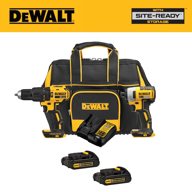 DEWALT 2-Tool 20-Volt Brushless Power Tool Combo Kit with Soft Case (2-Batteries and charger Included) - Image 2