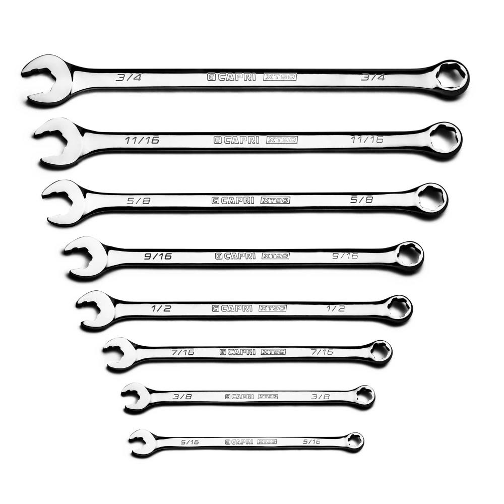8 -Piece Set 6-point Standard (SAE) Standard Combination Wrench Includes Soft Case