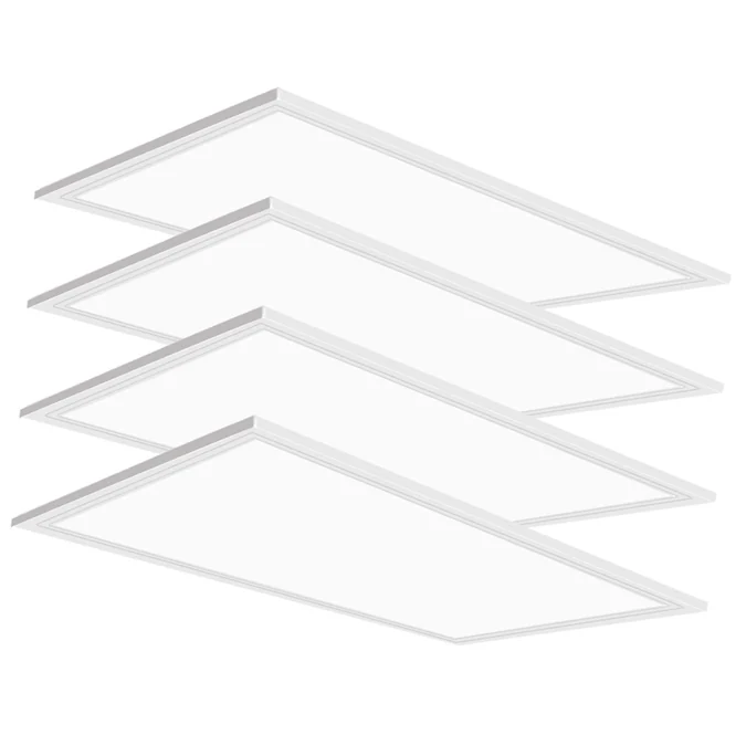 WYZM 4-Pack 4-ft x 2-ft Adjustable Daylight LED Panel Light