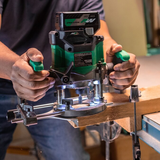 Metabo HPT 1/4-in and 1/2-in 2-HP Variable Brushless Plunge Cordless Router (Bare Tool) - Image 19